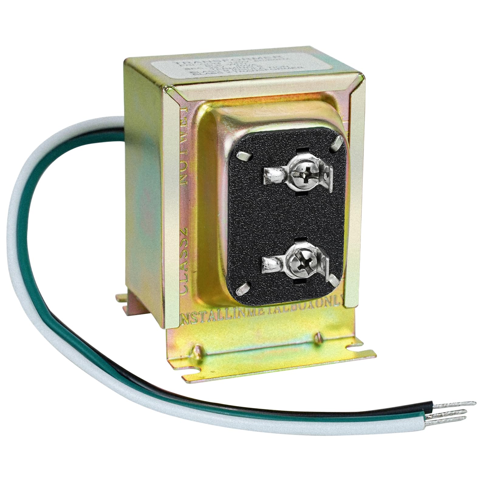 View 1 of 24V AC 40VA Transformer for Wired Doorbells & Thermostats - Hardwired Power Supply Compatible with Ring Video Doorbell Pro/2/3/4, Nest, Ecobee, Honeywell - Easy Install with 40VA Output