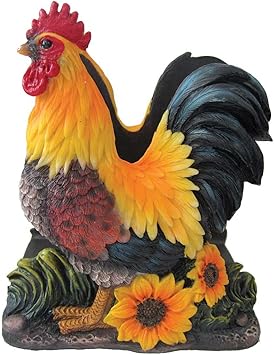 Amazon Com Ebros Gift Farm Rooster On Sunflowers Kitchen Napkin