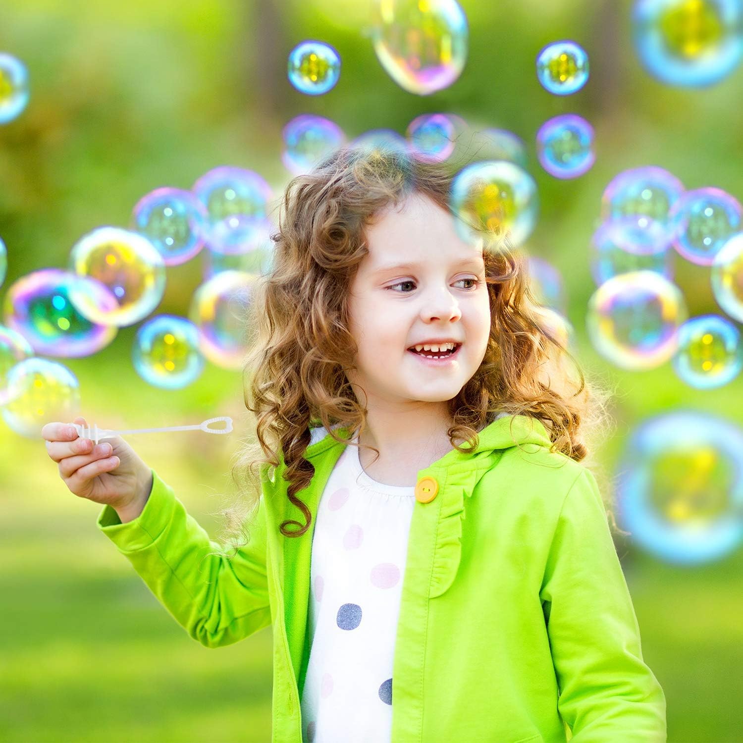 JOYIN 72 Pcs 6 Colors Mini Bubble Wands Bulk Party Favors Assortment Toys for Kids, Carnival Prizes, Wedding, Outdoor Gifts for Girls & Boys