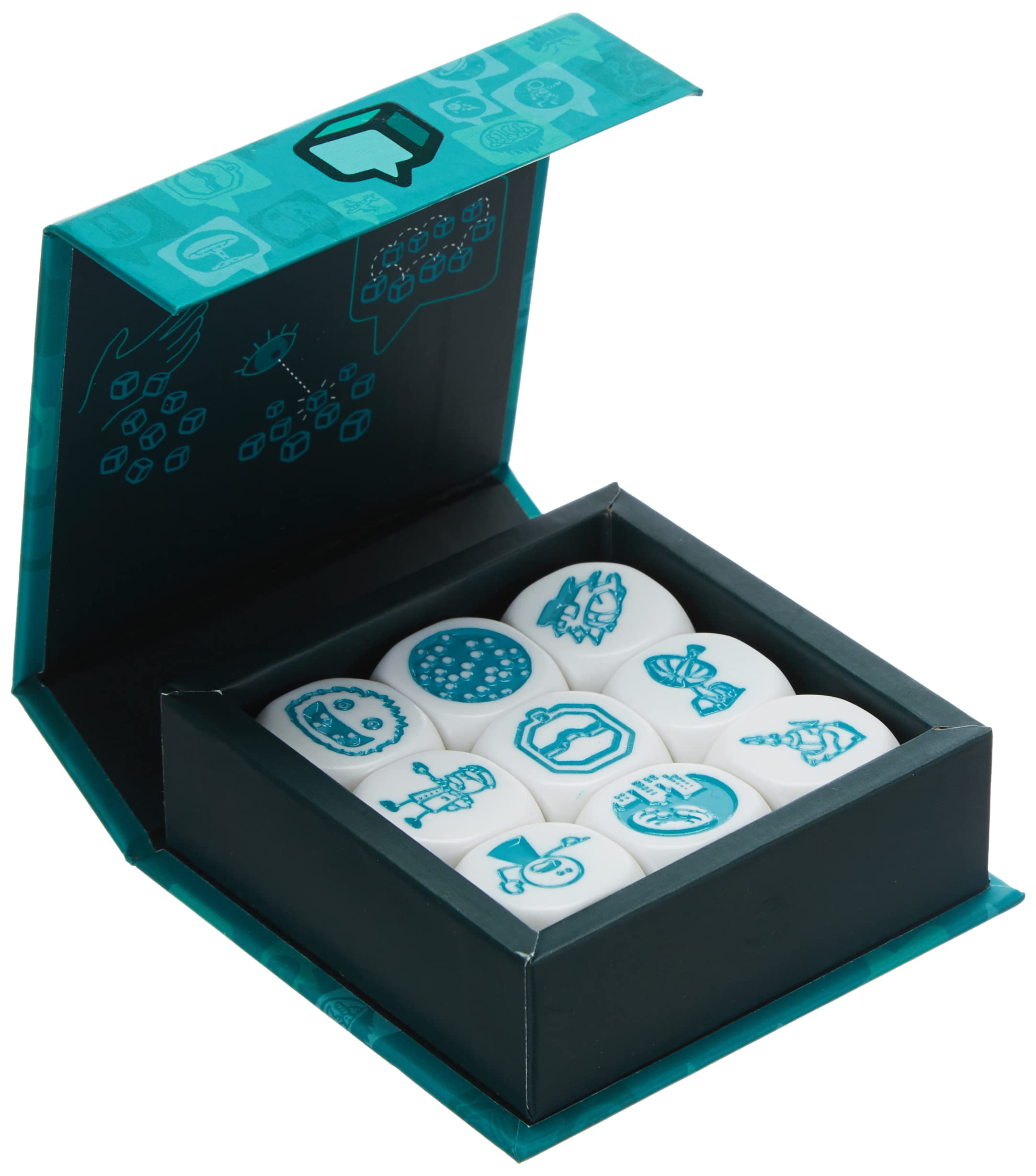 Asmodee Zygomatic Story Cubes – Astro Family Game Telling Game 1-12 Players from 6+ Years 20+ Minutes German
