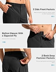 G Gradual Mens Golf Pants Stretch Dress Casual