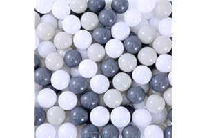 Dekeyoo Ball Pit Balls Pack of 100 - BPA Free, Crush Proof Plastic Balls for Ball Pit, Tent, Playhouse, Children's Toy Balls for Party, Macaron Ocean Balls 2.15 Inch