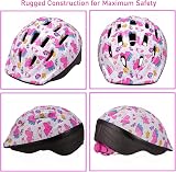 LEPESFON Kids Bike Helmet Toddler Adjustable Skateboard Scooter Cycle 48-54CM view 5