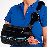 Vive Shoulder Sling with Abduction Pillow - Rotator Cuff Sling and Shoulder Immobilizer - Pain Relief After Surgery, Sublexion, Dislocated or Broken Arm - Adjustable Support with Exercise Ball (Large)