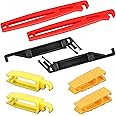 8pcs Plastic Car Fuse Puller Tool - 4 Size Automotive Glass Fuse Extractor for Car, Motorcycle, Truck Fuses Replacement