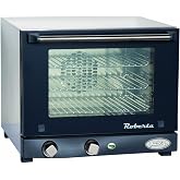 BroilKing POV-003 1450 Watt Quarter Size Commercial Countertop Convection Oven with (3) Shelves (1) Sheet Pan for Restaurant Deli | 1.34 Cu Ft | 15-3/4"H x 19"W x 21-1/2"D, Stainless Steel, 120v, NSF