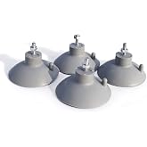 New Star Foodservice 39665 Suction Cup Feet, Set of 4 | Industrial Commercial French Fry Cutter