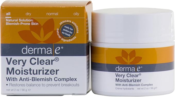 derma e moisturizer for oily skin
