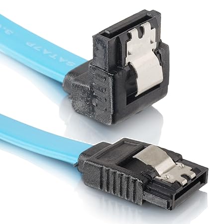 S-ATA 3 Kabel - Premium SATA 3 HDD/SSD Datenkabel - Übertragungsraten bis zu 6 GBit/s - 50cm Blau 26AWG SATA III 7 Pin Festpl
