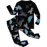 Boys Pajamas Set Long Toddler Pjs Little Kids Dinosaur Sleepwear