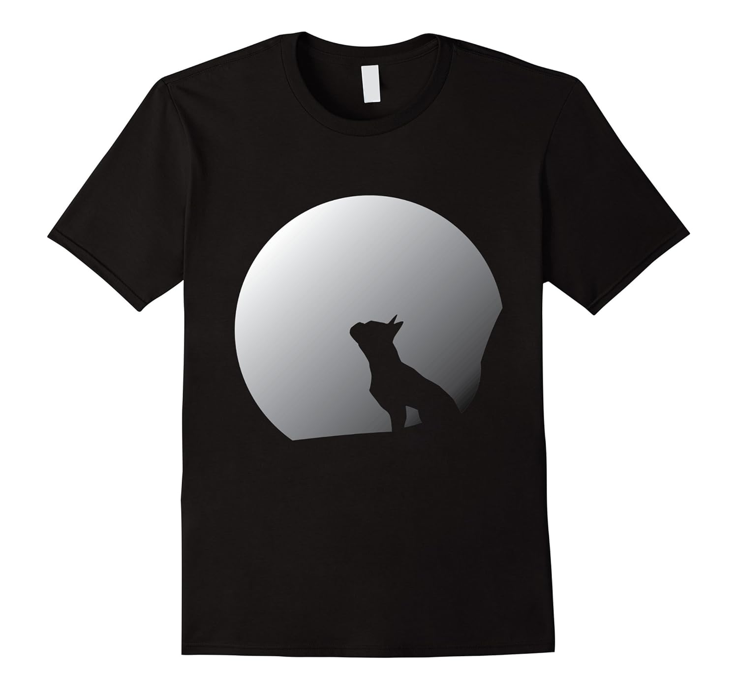 Shadow Of The French Bulldog Howling In The Moon Shirt-ANZ