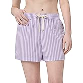 florence by mills Women's Villa Collection Poplin Stripe Boxer Short
