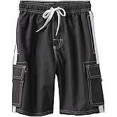 Kanu Surf Boys' Barracuda Quick Dry UPF 50+ Beach Swim Trunk