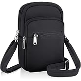 Small Crossbody Bags for Women, Puffy Mini Cross body Cell Phone Shoulder Purse Bag Handbag Travel Wallet with RFID Blocking