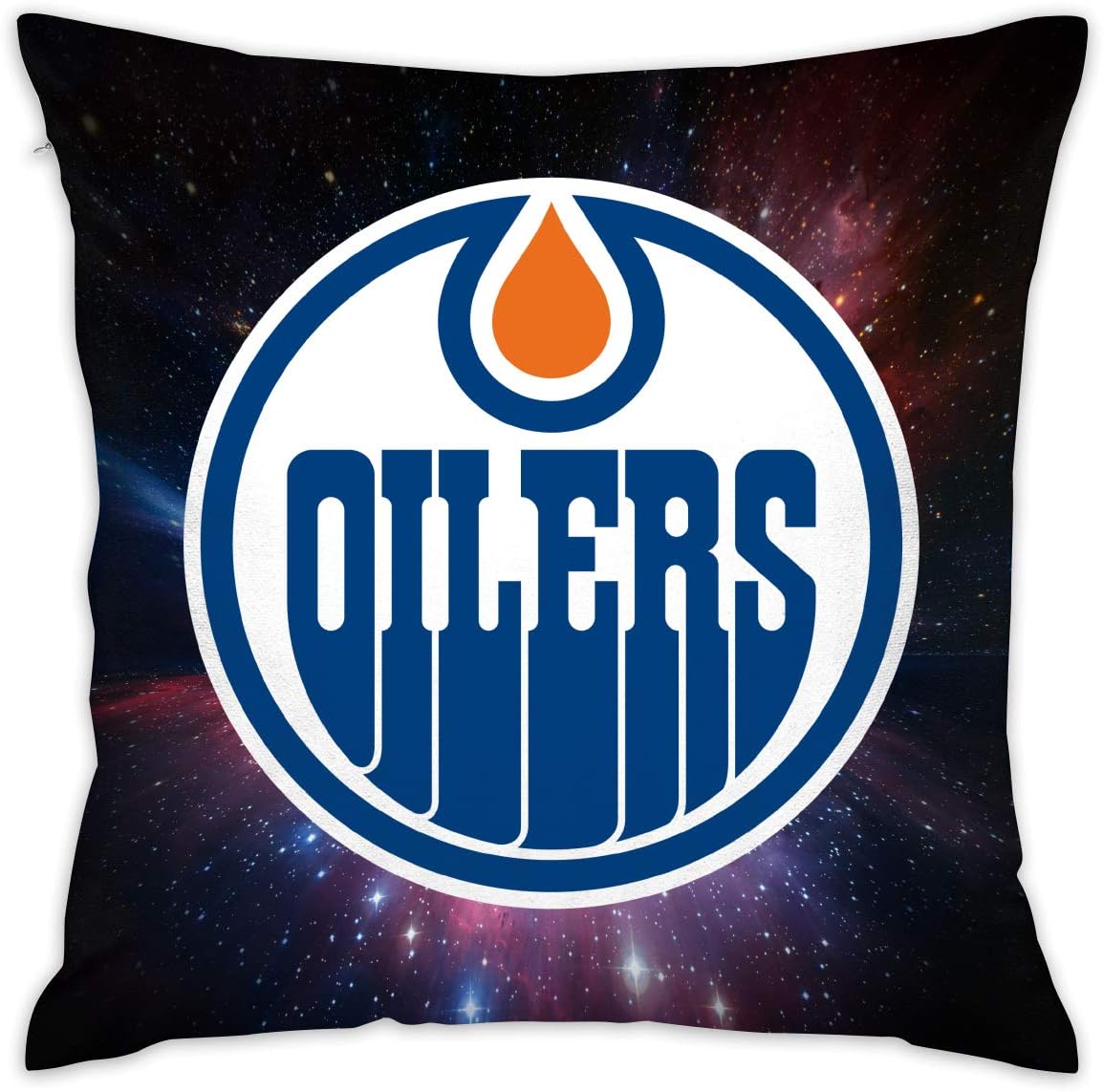 Decorative Sofa Cushion Cover Cozy Polyester HockeyEdmontonOilers