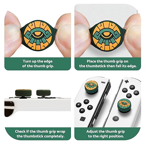 Switch Thumb Grips Joystick Caps Compatible with Switch/OLED/Lite