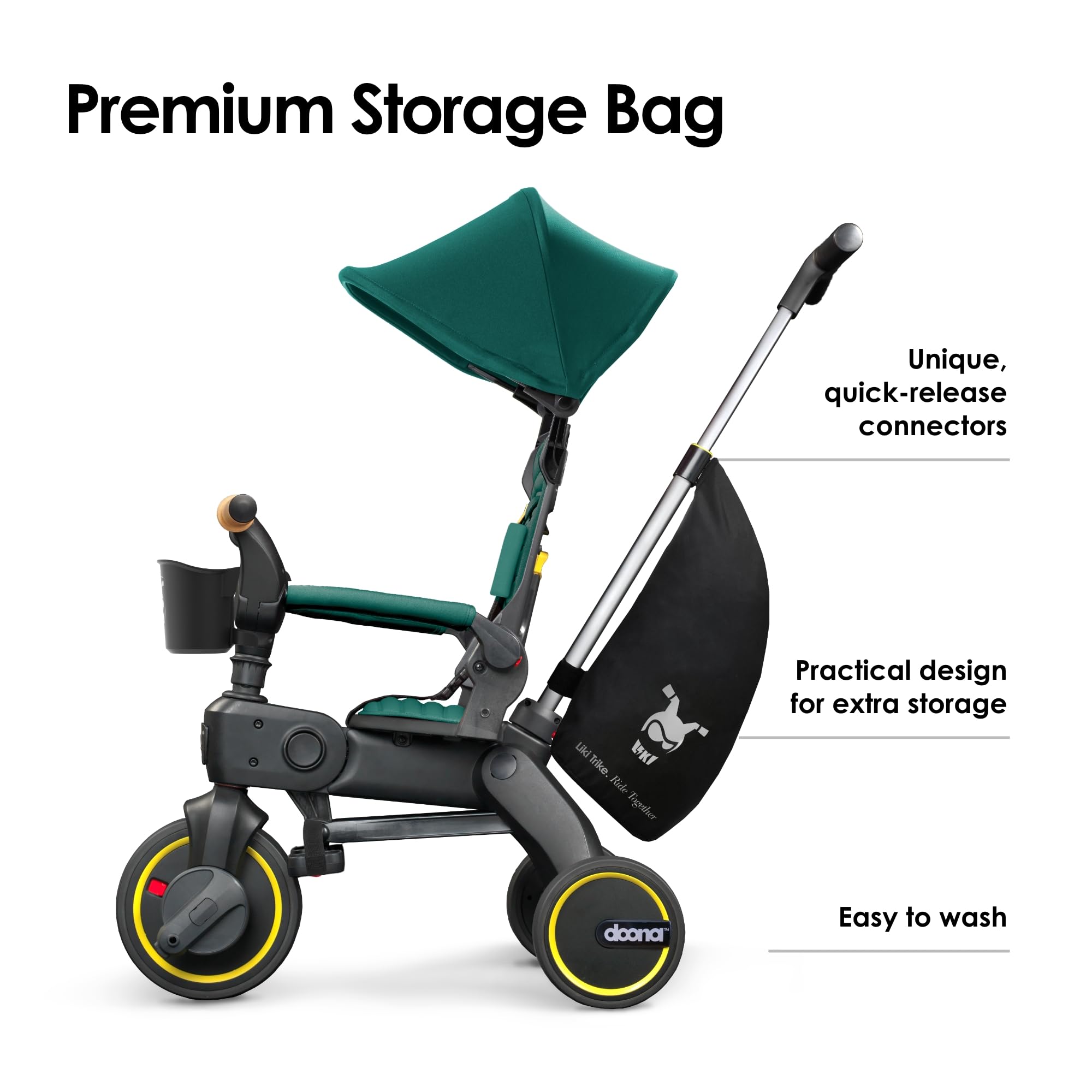 Doona Liki Premium Storage Bag, Black