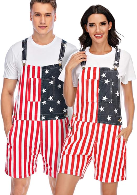 american overall shorts
