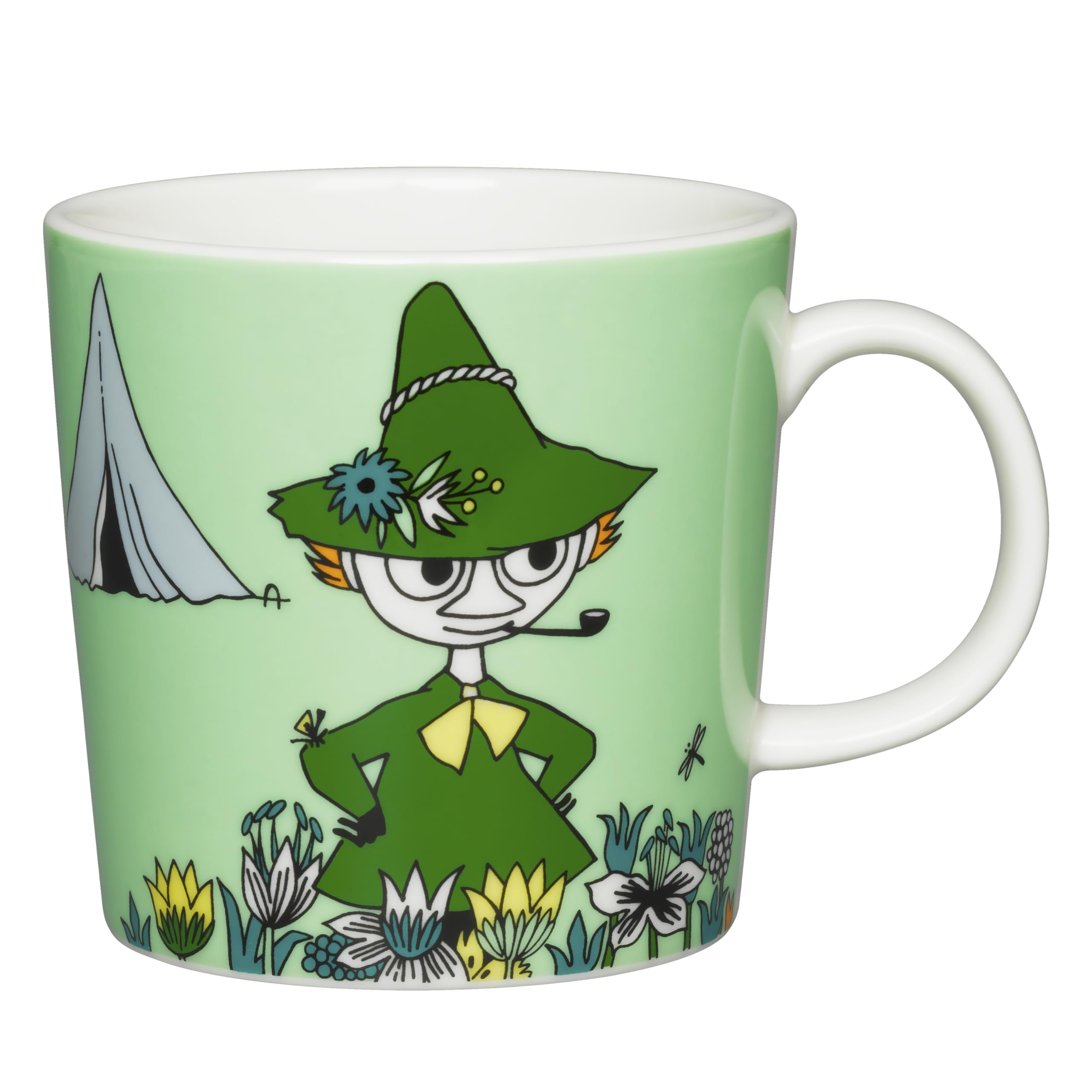 Arabia Moomin Mug - Snufkin GREEN — image 1