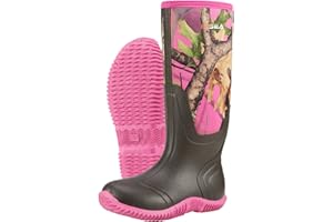 HISEA Women's Rain Boots, Knee High Rubber Boots Waterproof Insulated Neoprene Mud Boots, Anti-Slip Outdoor Work Boots for Hunting Gardening Farming Yard Working, Size 6-11