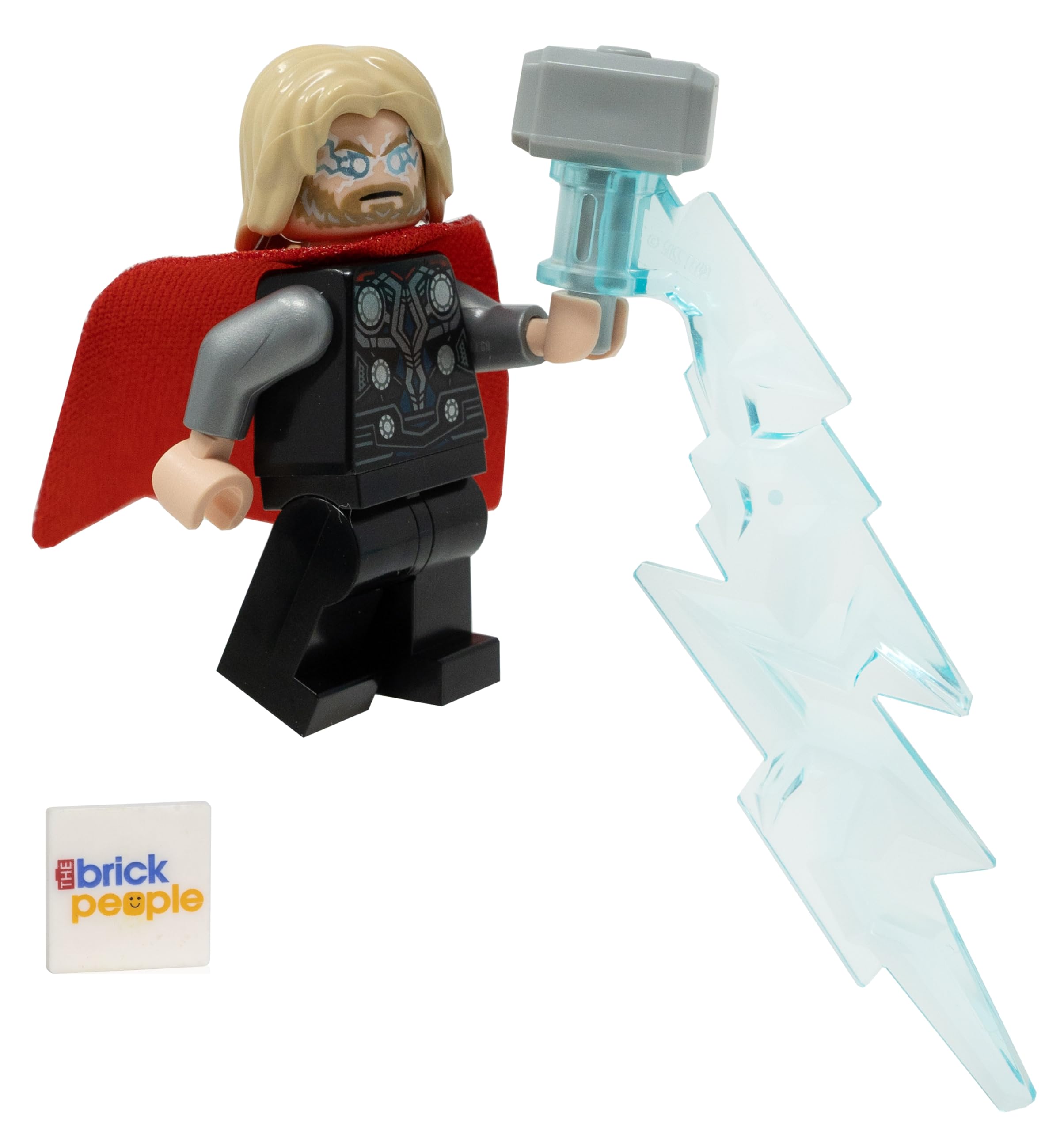 LEGO Marvel Superheroes: Thor Minifigure with Mjölnir and Lightning