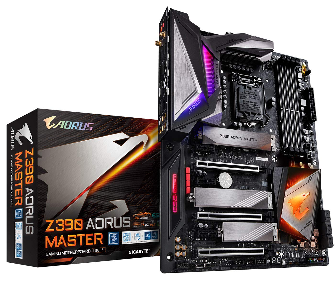 Gigabyte Z390 AORUS MASTER Newcomer in the range, Mainboards Gigabyte Z390 Aorus Master, Intel Z390 - Sockel 1151 Black