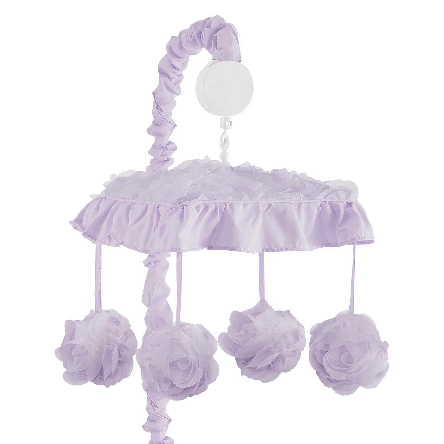 purple baby mobile