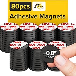 X-bet MAGNET Round Flexible Magnets with Adhesive
