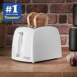 Russell Hobbs Textures 2 Slice Toaster 850W Extra Wide Slots 6 Browning view 2