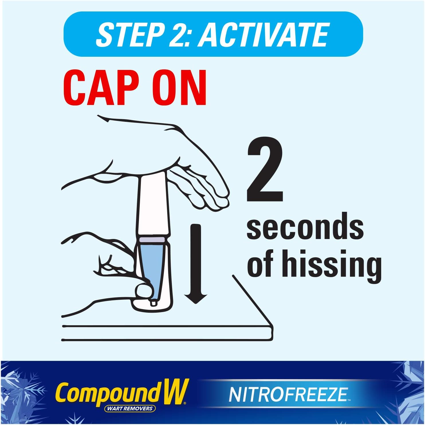 Compound W Nitrofreeze | Wart Removal | 1 Pen & 5 Replaceable Tips: Health & Personal Care