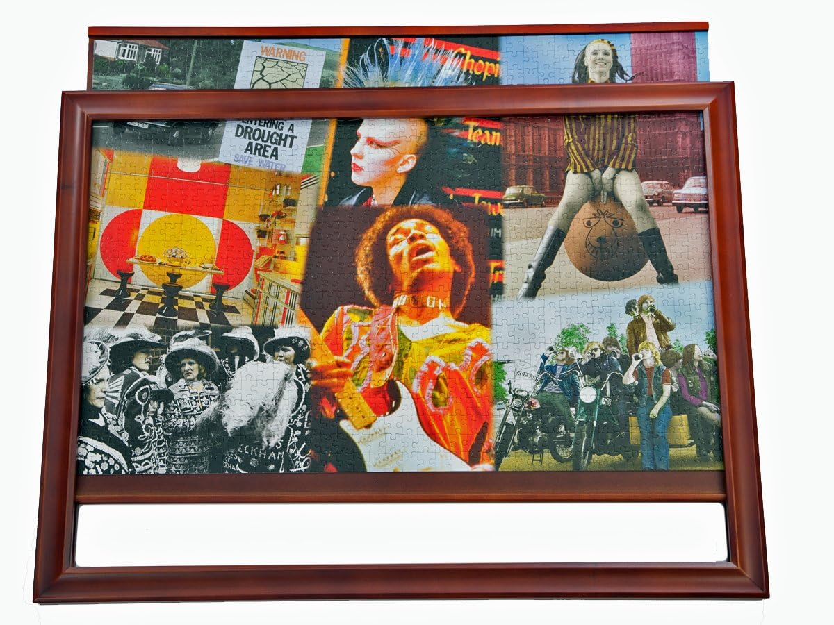 jigthings JIGFRAME Dark 1000 Small - Jigsaw Puzzle Frame to 27.0 inches x 20.0 inches