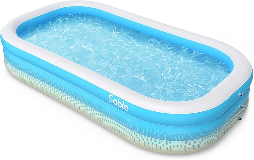 Sable Inflatable Pool, Blow Up Swim 