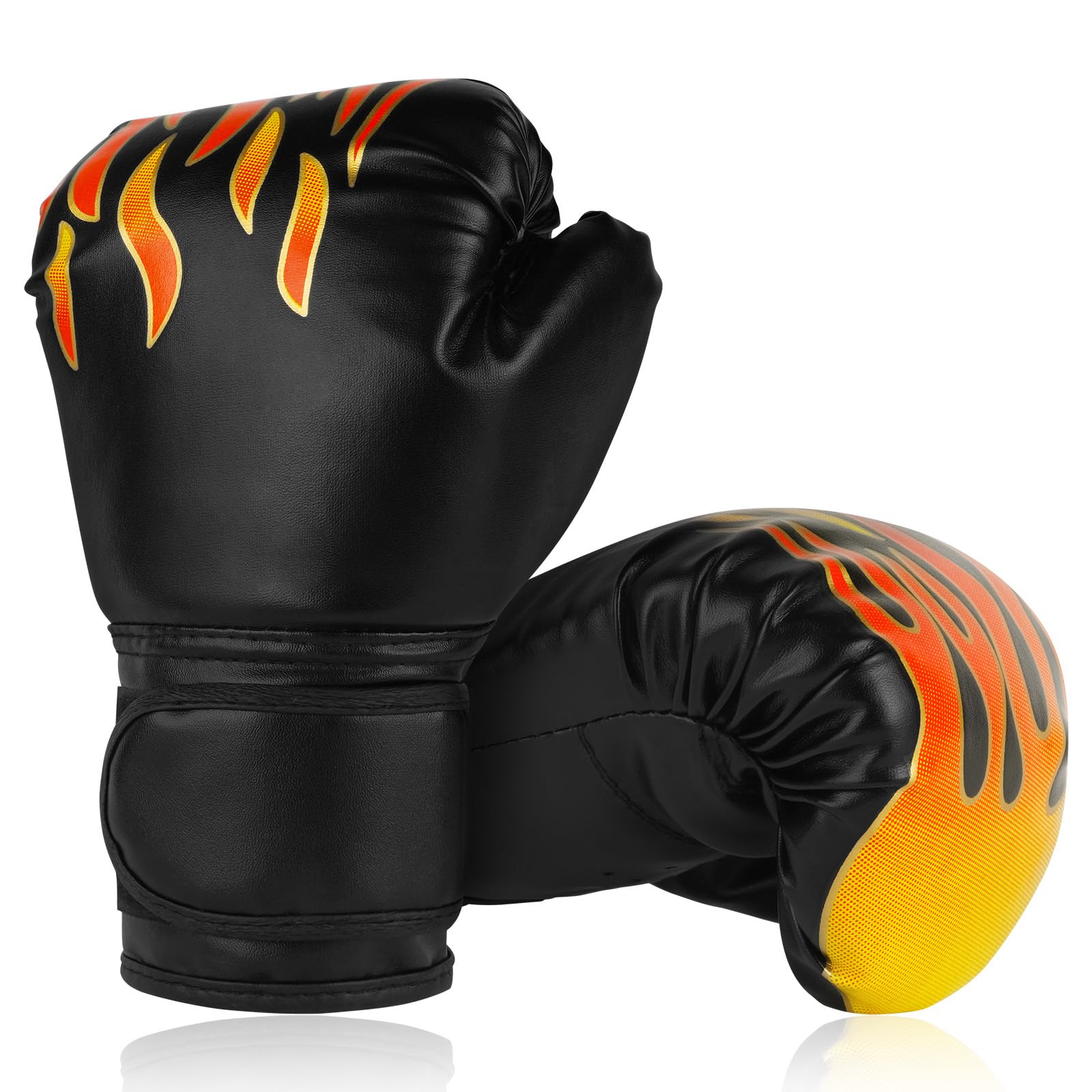flintronic Kids Boxing Gloves, 6oz Junior Training Sparring Gloves for Kids 3-10 Years, PU Cartoon Sparring Training Boxing Gloves for MMA, Muay Thai, Martial Arts, Kickboxing