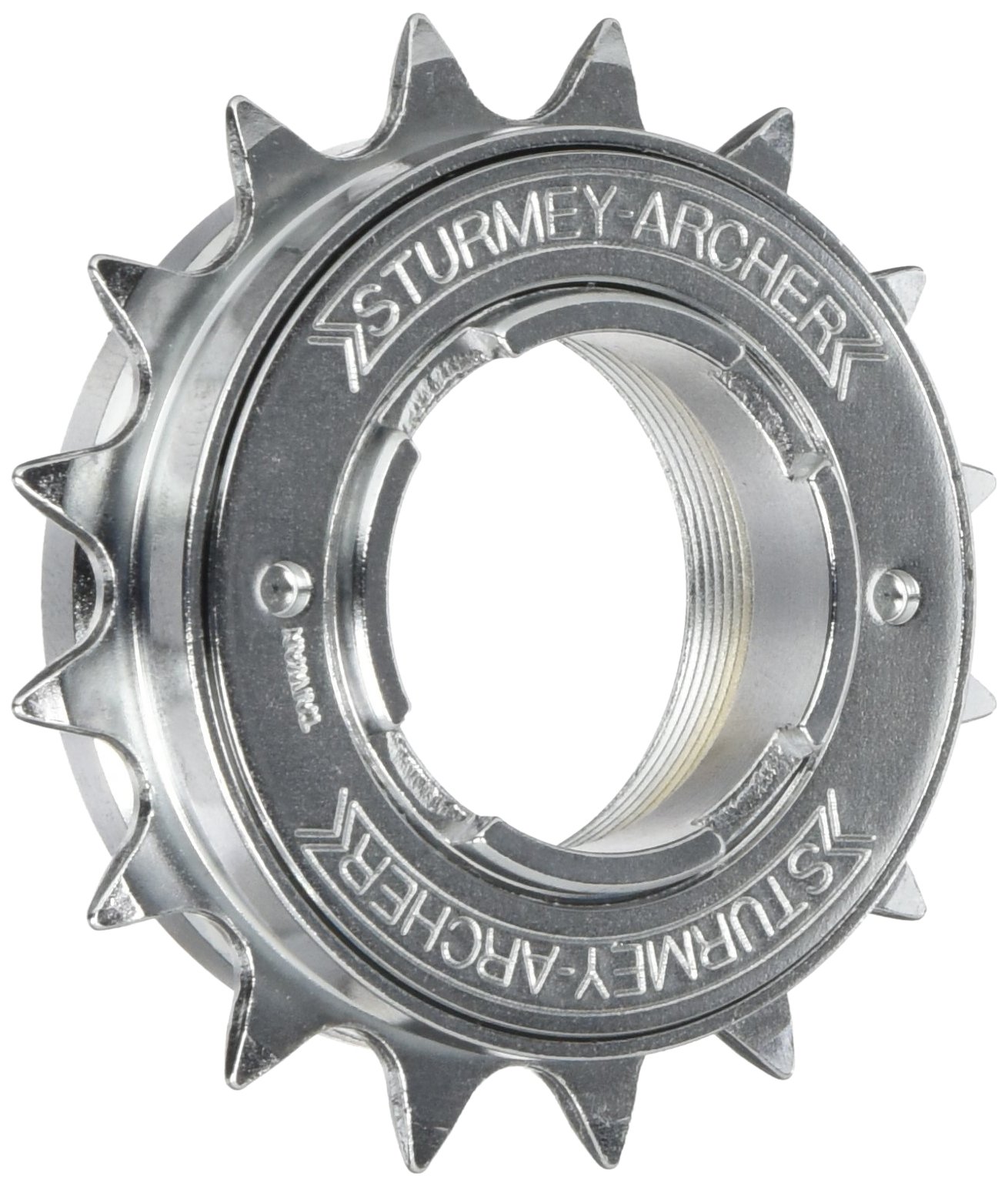 Sun Race 16 Teeth Free Wheel for Chain - Chrome, 1/2 x 3/32 Inch