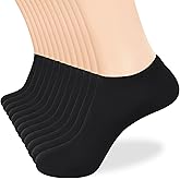 inhees 8 Pairs Ankle Socks Women's and Men Thin Athletic Running Cotton Low Cut No Show Socks