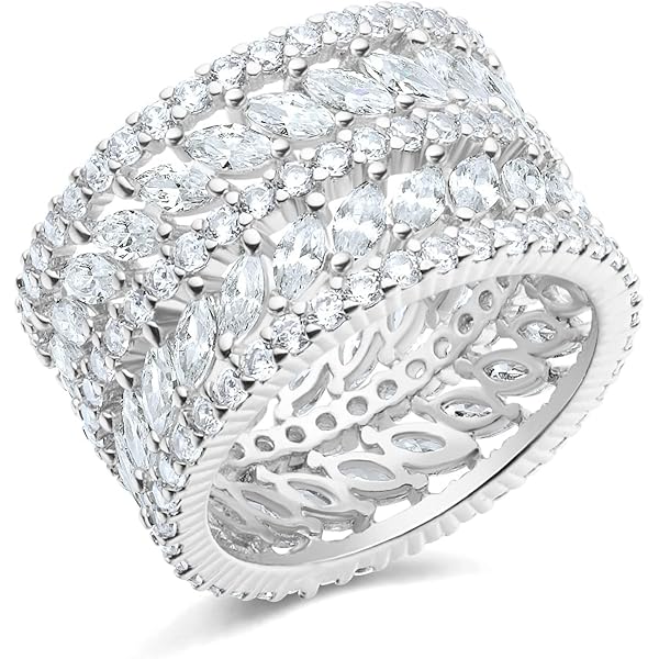 MOOSEA Anillos De Moissanita De 3 Piedras Para Mujer, 2 Quilates De