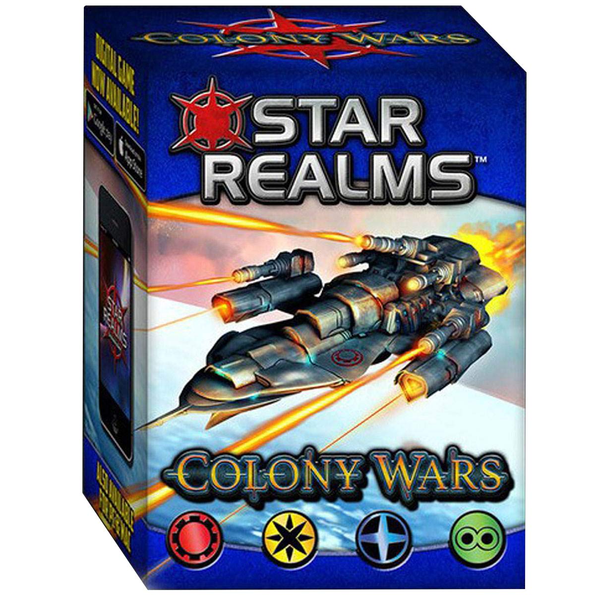 IELLO Star Realms - Colony Wars Card Game for 2 Players, Ages 168+
