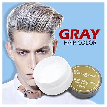 Amazon Com Ftxj 80g Temporary Bright Color Hair Ash Dye Wax Mud