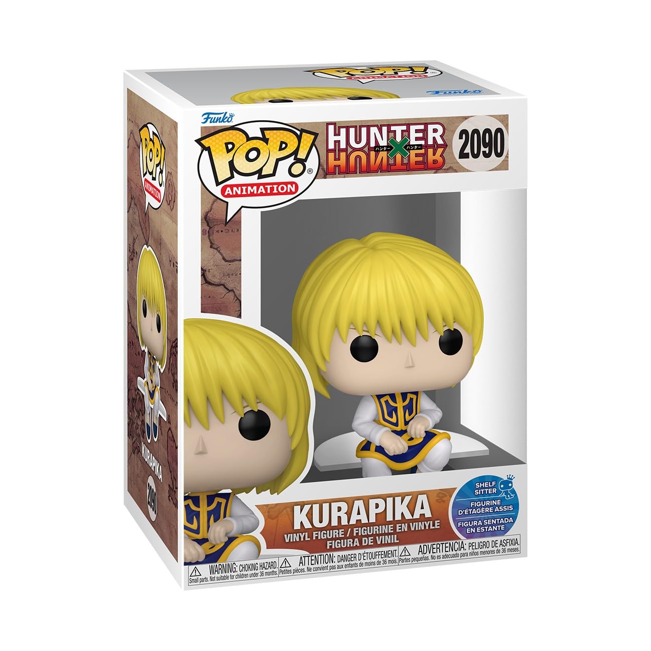 Funko Pop! Animation: Hunter X Hunter - Kurapika - Shelf Sitter - Collectable Vinyl Figure - Gift Idea - Official Merchandise - Toys for Kids & Adults - Anime Fans