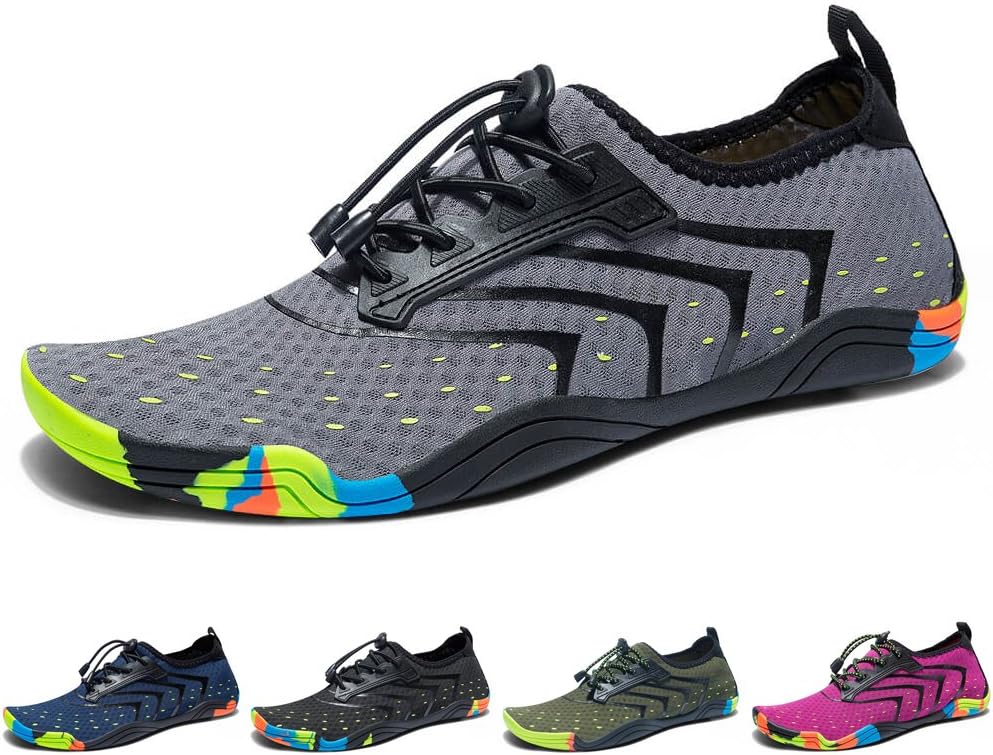 Yorgou Water Shoes Mens Womens Lightweight Quick Dry Sports Aqua Shoes for Beach Swim Surfing Diving Boating Driving Yoga Garden Walking