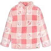 John Deere Farm Animals Girls Half Zip Woobie Sweatshirt Toddler Sizes (2T - 4T)