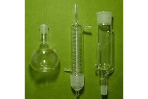 NANSHIN Glassware,500ml Soxhlet Extractor with Graham Condenser,Lab Glassware