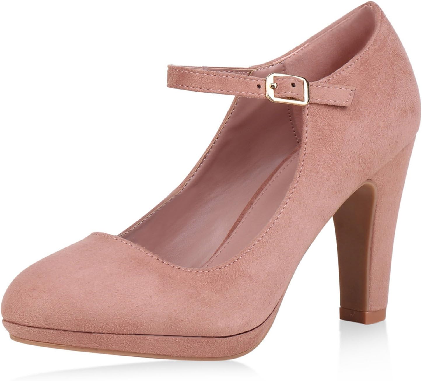Women Pumps Mary Janes Platform Front