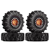 INJORA 1.0 Tires Crawler Mud Terrain Tires for