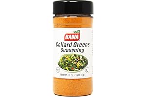 Badia Collard Greens Seasoning 6 oz – Savory Southern Spice Blend for Greens, Soups, Stews & Veggies