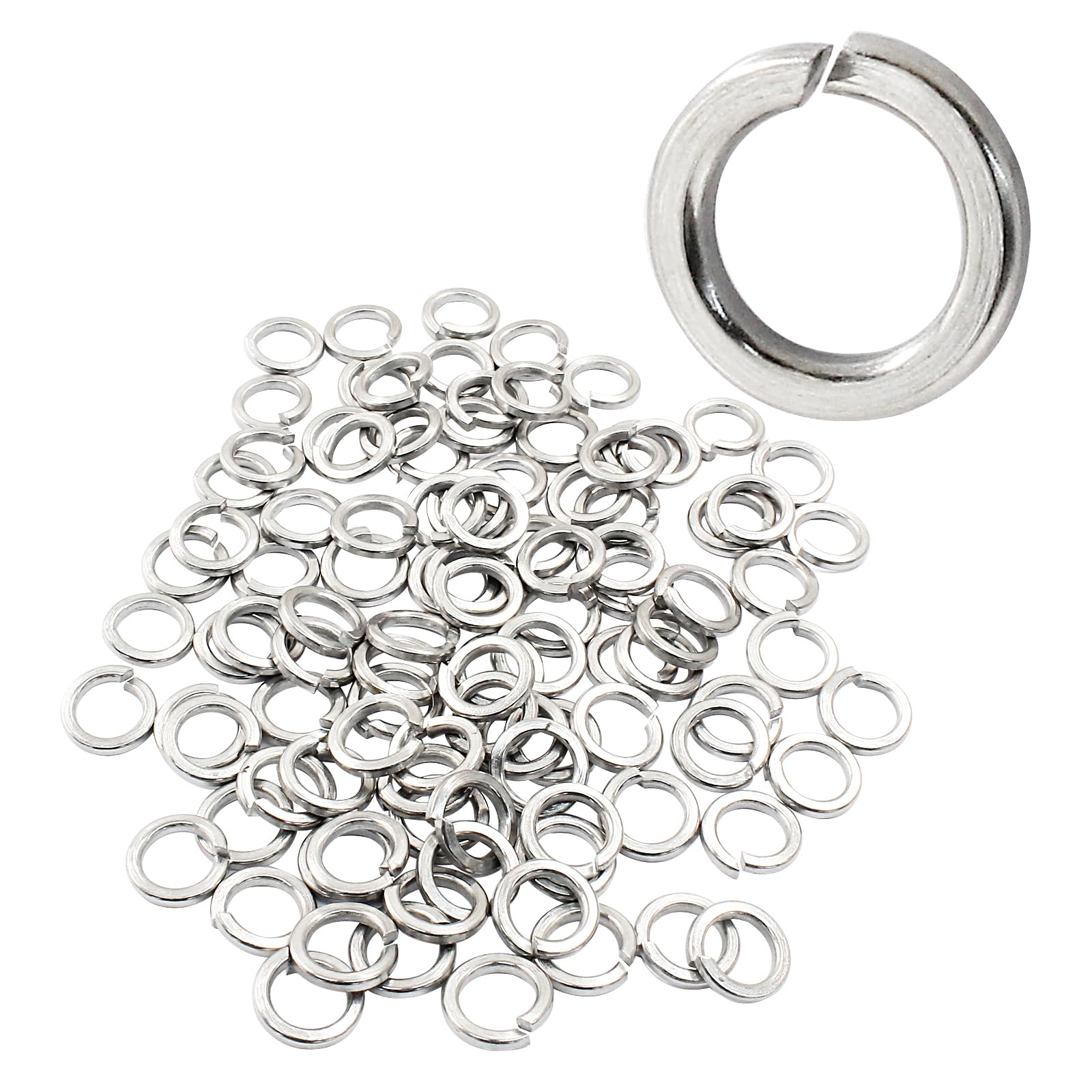 Murtenze 100PCS M8 Split Lock Washer