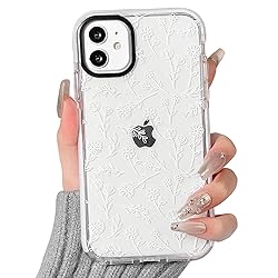 NITITOP Compatible for iPhone 12/12 Pro Case Cute