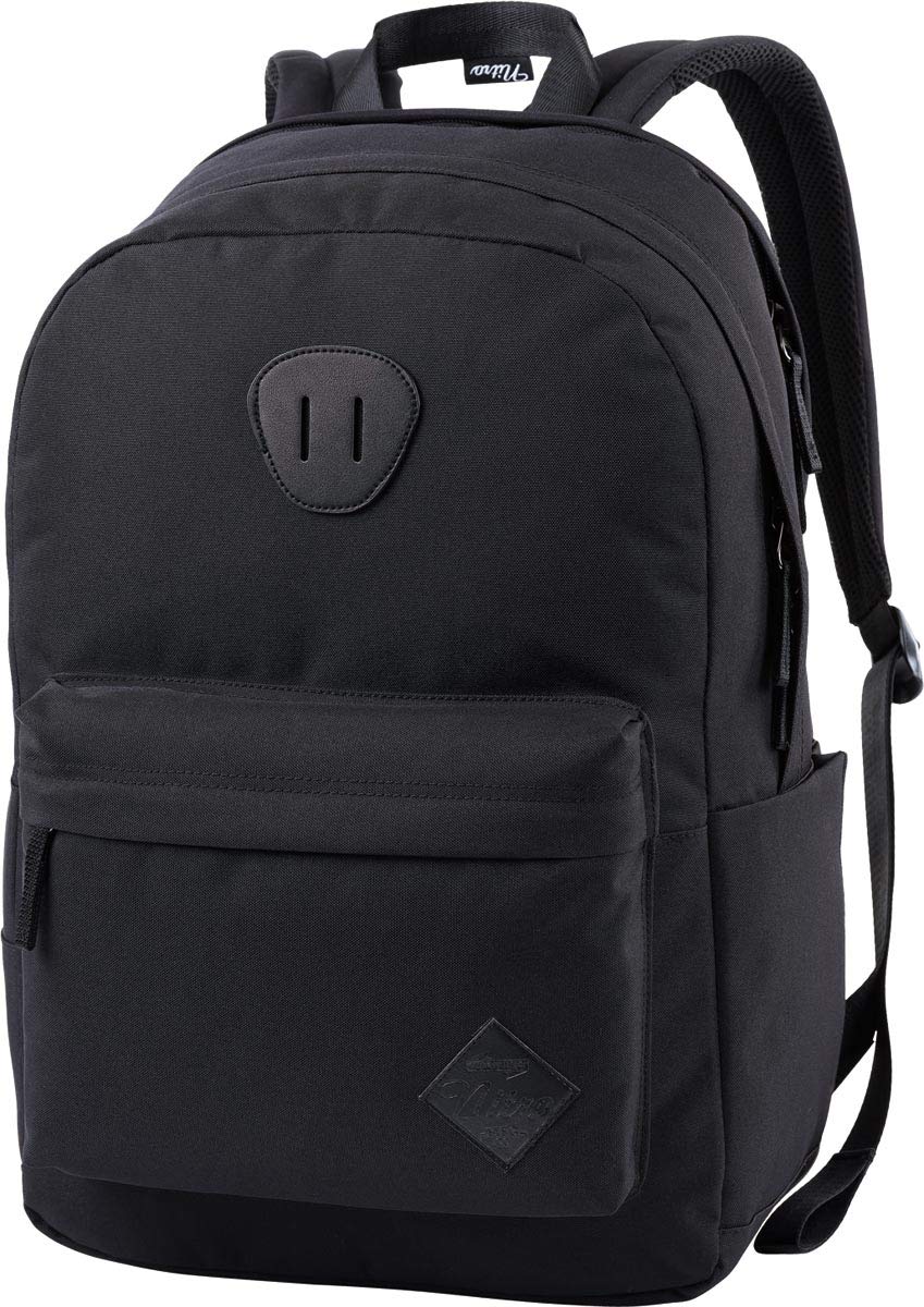 Nitro Urban Plus, Old School Daypack with Additional Padded Laptop Compartment, Urban Street Pack, Everyday Backpack, School Backpack with Side Bottle Compartment, true black, 28 L, Rucksack