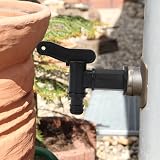 KALIONE 2 Pack Plastic Rain Barrel Tap, 3/4 Inch Faucet with Gasket & Tape view 4
