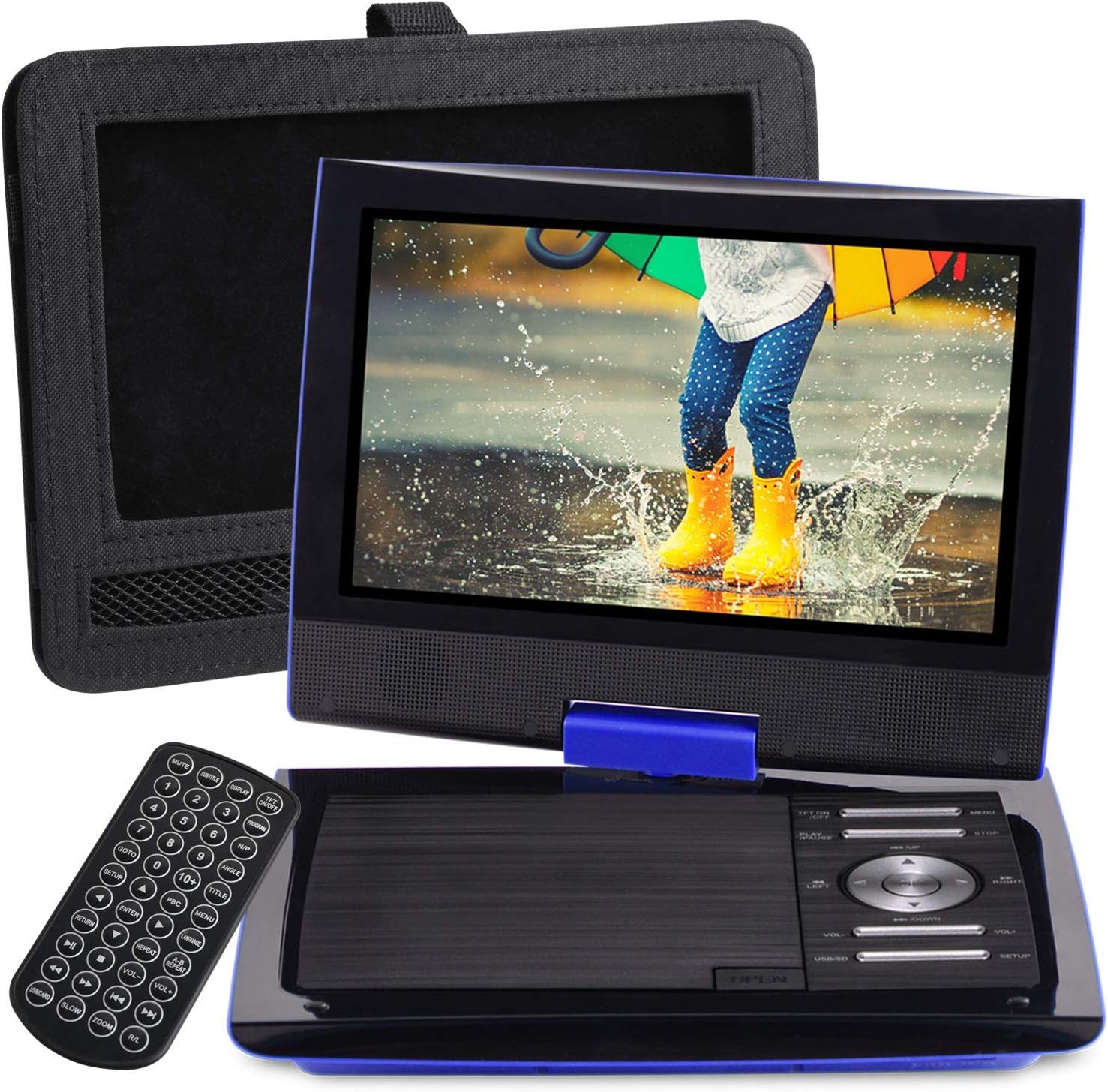 SUNPIN 11" Portable DVD Player with 9.5 inch HD Swivel